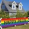Happy Pride Month Decorations - Sounds Gay Im in Banner( 8.2x1.6ft)